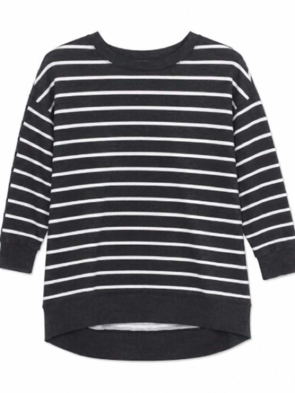 Old Navy • Grey and White • Striped • Crewneck • XL